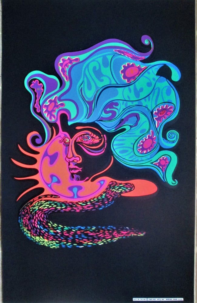 Item #018082 Lucy in the Sky. Blacklight Poster. Attributed to Dan Shupe.