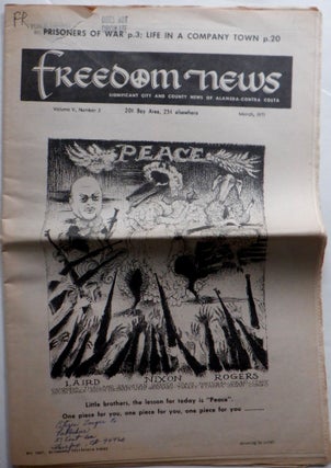 Item #018089 Freedom News. March, 1971. Authors