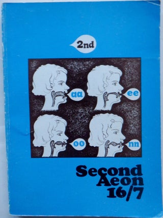 Item #018143 Second Aeon 16-17. William Burroughs, Charles Bukowski, Eric Mottram