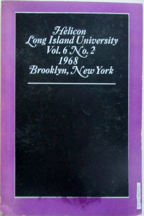 Item #018179 Helicon. Vol. 6 No. 2. 1968. Gary Snyder, Paul Blackburn, Bruce Maddox