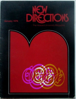 Item #018202 New Directions. The Howard University Magazine. January, 1976. authors