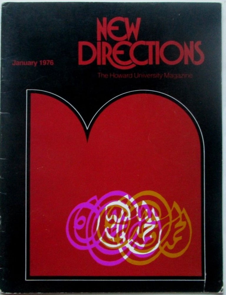 Item #018202 New Directions. The Howard University Magazine. January, 1976. authors.
