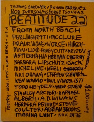 Item #018253 Beatitude #22. November 1975. Lawrence Ferlinghetti, Michael McClure
