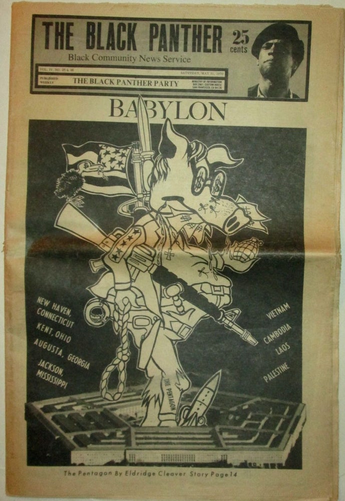 Item #018282 The Black Panther. Black Community News Service. May 31, 1970. Authors.