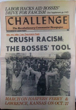 Item #018371 Challenge. The Revolutionary Communist Newspaper. September 12, 1979. authors
