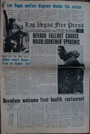Item #018453 Las Vegas Free Press. March 10., 1971. Vol. 2. No. 4. authors