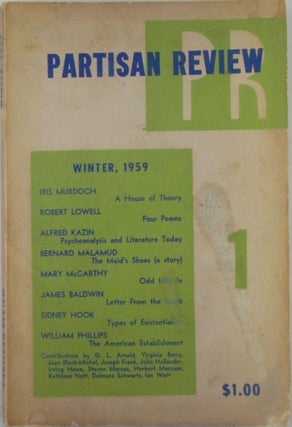 Item #018466 Partisan Review. Winter 1959. James Baldwin, Bernard Malamud, Iris Murdoch, Robert...