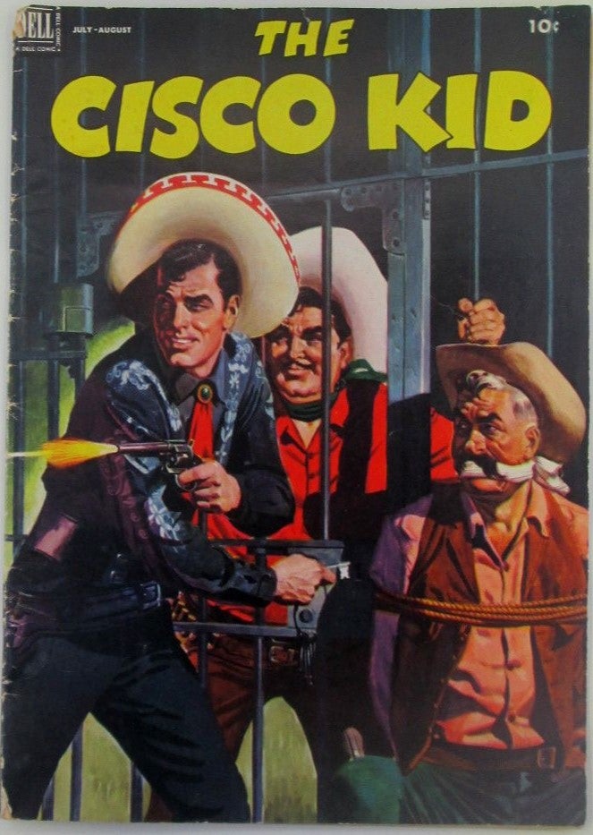 Item #018514 The Cisco Kid and the Riddle of the Running L. No. 10. July-August, 1952. given.