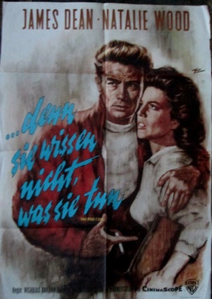 Item #018551 Rebel Without a Cause German Movie Poster