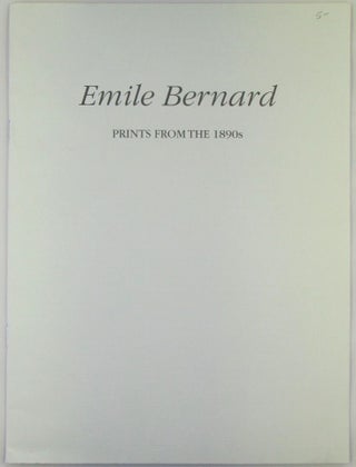 Item #018583 Emile Bernard. Prints from the 1890s. Emile Bernard, artist