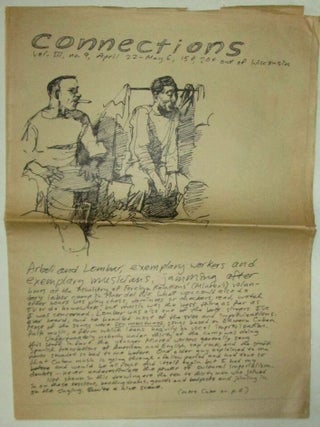 Item #018593 Connections. April 22-May 6 (1968?). Vol. 3 No. 9. d. a levy, artist