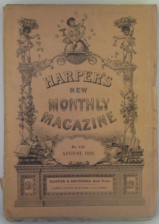 Item #018595 Harper's New Monthly Magazine. August, 1893. Howard Pyle, Frederic Remington.