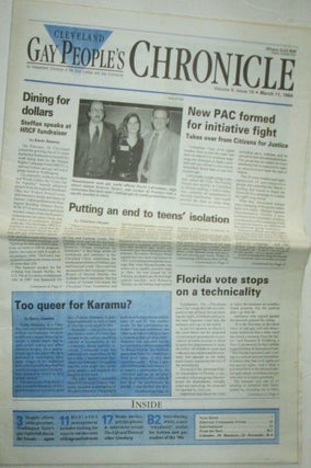 Item #018687 Gay People's Chronicle. March 11, 1994. Vol. 9 No. 18. Authors
