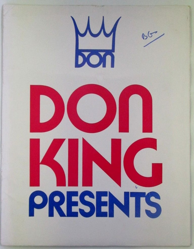 Item #018697 Don King Presents Promotional Paper Folder.