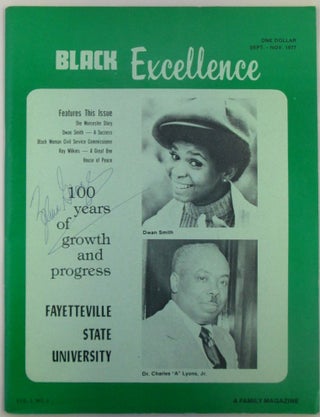 Item #018795 Black Excellence. A family Magazine. Sept.-Nov. 1977. Vol. 1 No. 3. authors