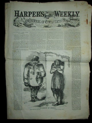 Item #018796 Harper's Weekly. February 5, 1859. Authors