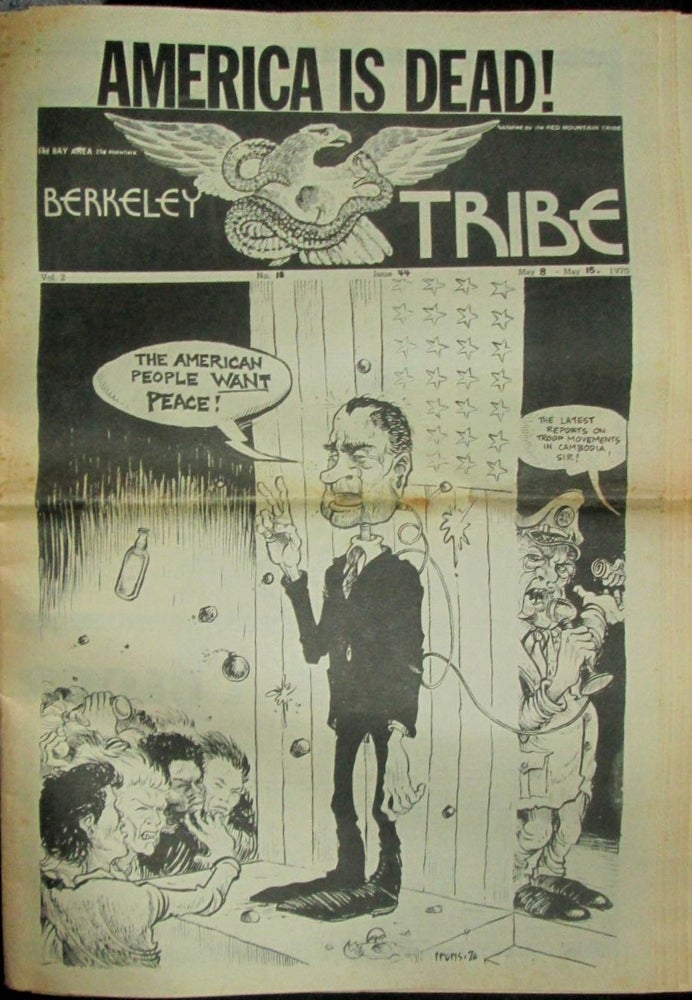 Item #018842 Berkeley Tribe. Vol 2. No. 18. Issue 44. May 8-15, 1970. authors.