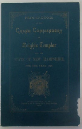 Item #018920 Proceedings of the Grand Commandry of Knights Templar for the State of New...