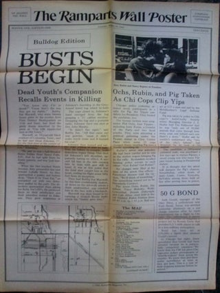 Item #018921 The Ramparts Wall Poster. Poster One, Edition One. Saturday, August 24th, 1968
