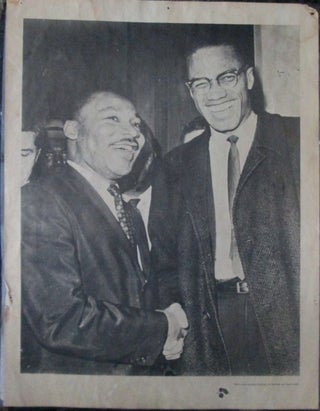 Item #018922 Martin Luther King and Malcolm X Poster