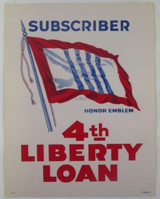 Item #018928 4th Liberty Loan Subscriber Leaflet