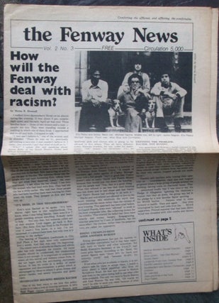 Item #018931 The Fenway News. May, 1976. Vol. 2. No. 3. Authors