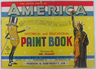 Item #018967 The United States of America Historical and Educational Paint Book. Presented by Mr....
