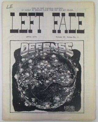 Item #019003 Left Face. April 1970. Volume II Issue No. 1. authors