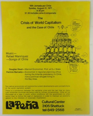 Item #019165 The Crisis of World Capitalism and the Case of Chile. Sunday, August 21, 1977 Event...