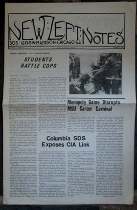 Item #019169 New Left Notes. October 23, 1967. authors