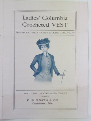 Item #019179 Ladies' Columbia Crocheted Vest Crochet Pattern. given