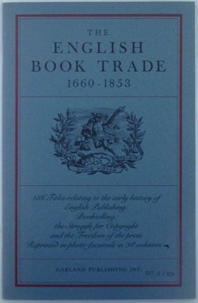 Item #019191 The English Book Trade 1660-1853. given