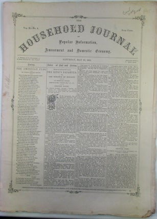 Item #019207 The Household Journal of Popular Information, Amusement and Domestic Economy....
