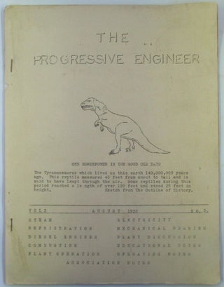 Item #019248 The Progressive Engineer. August, 1932. Vol. 3. No. 3. authors