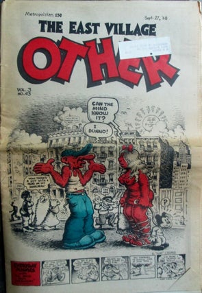 Item #019319 The East Village Other. September 27, 1968. Vol. 3., No. 43. R. Crumb, authors, artists