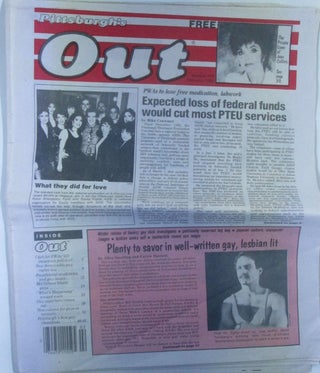 Item #019341 Pittsburgh's Out. February 1992. Number 179. authors