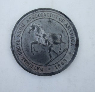 Item #019374 National Horse Show Association of America 1883 Members Badge Coin/Token