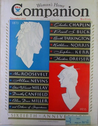 Item #019386 Woman's Home Companion. November, 1933. Charlie Chaplin, Eleanor Roosevelt, Theodore...