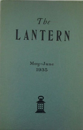 Item #019475 The Lantern. May-June 1935. Stanton A. Coblentz