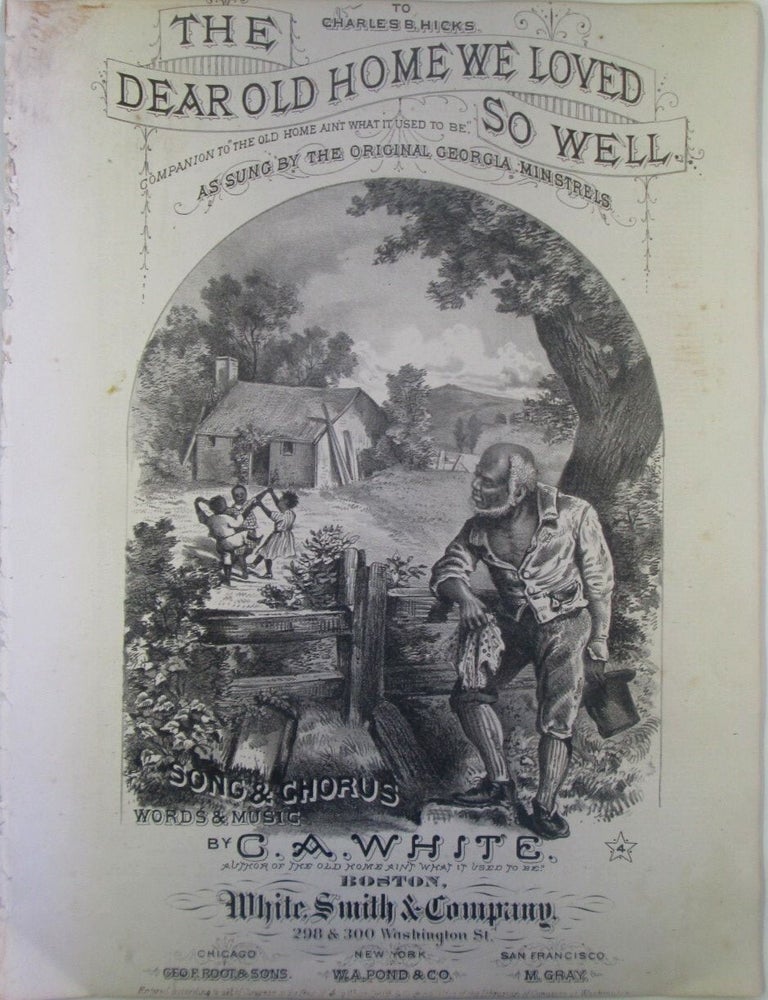 Item #019486 The Dear Old Home We Loved So Well. C. A White.