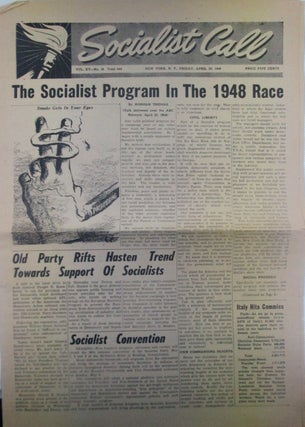 Item #019507 Socialist Call. Friday, April 23, 1948. Volume XV-No. 16. authors