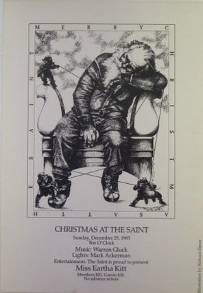 Item #019540 Merry Christmas At the Saint Handbill. Sunday, December 25, 1983