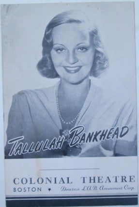 Item #019594 Tallulah Bankhead in Noel Coward's "Private Lives." Beginning July 22, 1946....