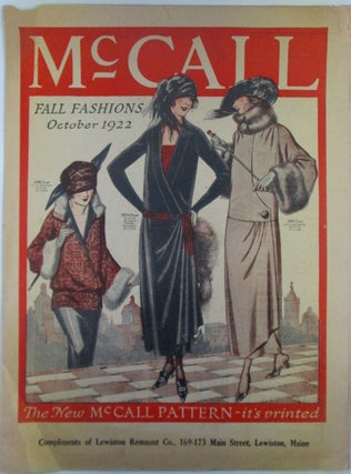Item #019625 McCall. Fall Fashions October 1922. given