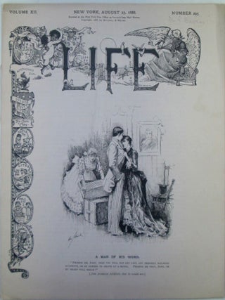 Item #019627 Life. August 23, 1888. Authors