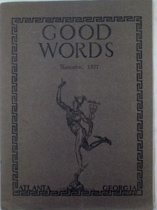 Item #019673 Good Words. November, 1927. Authors