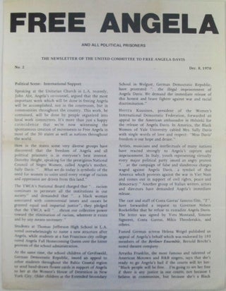 Item #019702 Free Angela and All Political Prisoners. The Newsletter of the United Committee to...