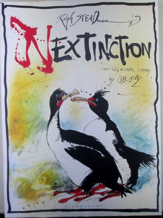 Item #019736 Ralph Steadman's Nextinction. Ralph Steadman, Ceri Levy, artist, text