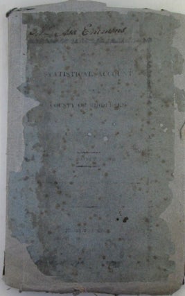 Item #019835 A Statistical Account of the County of Middlesex, in Connecticut. David Field