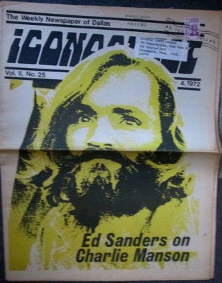 Item #019857 Iconoclast. Week Ending January 28-February 4, 1972. Vol. II, No. 25. Ed Sanders